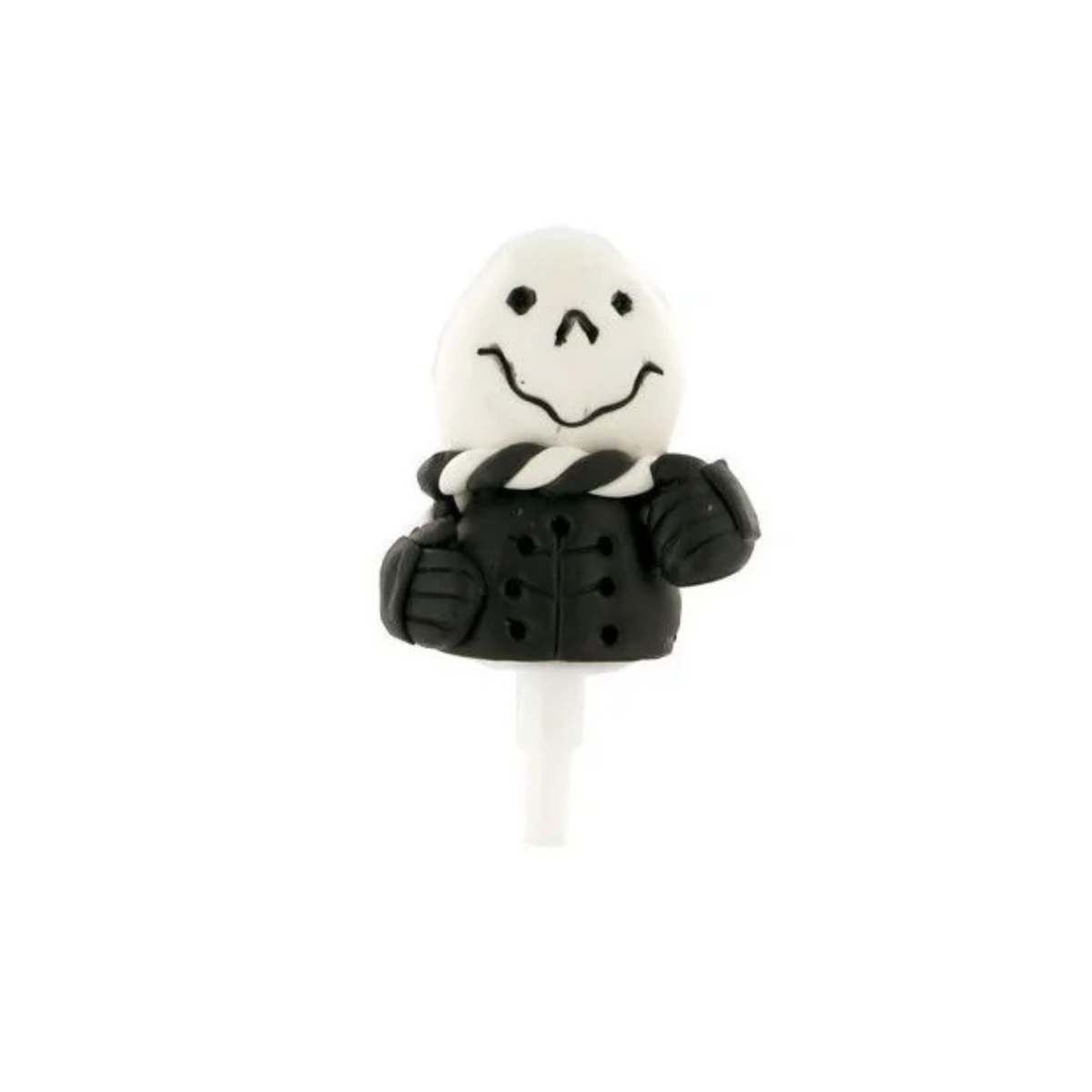 Décoration squelette Halloween noir et blanc – Décor pour gâteau