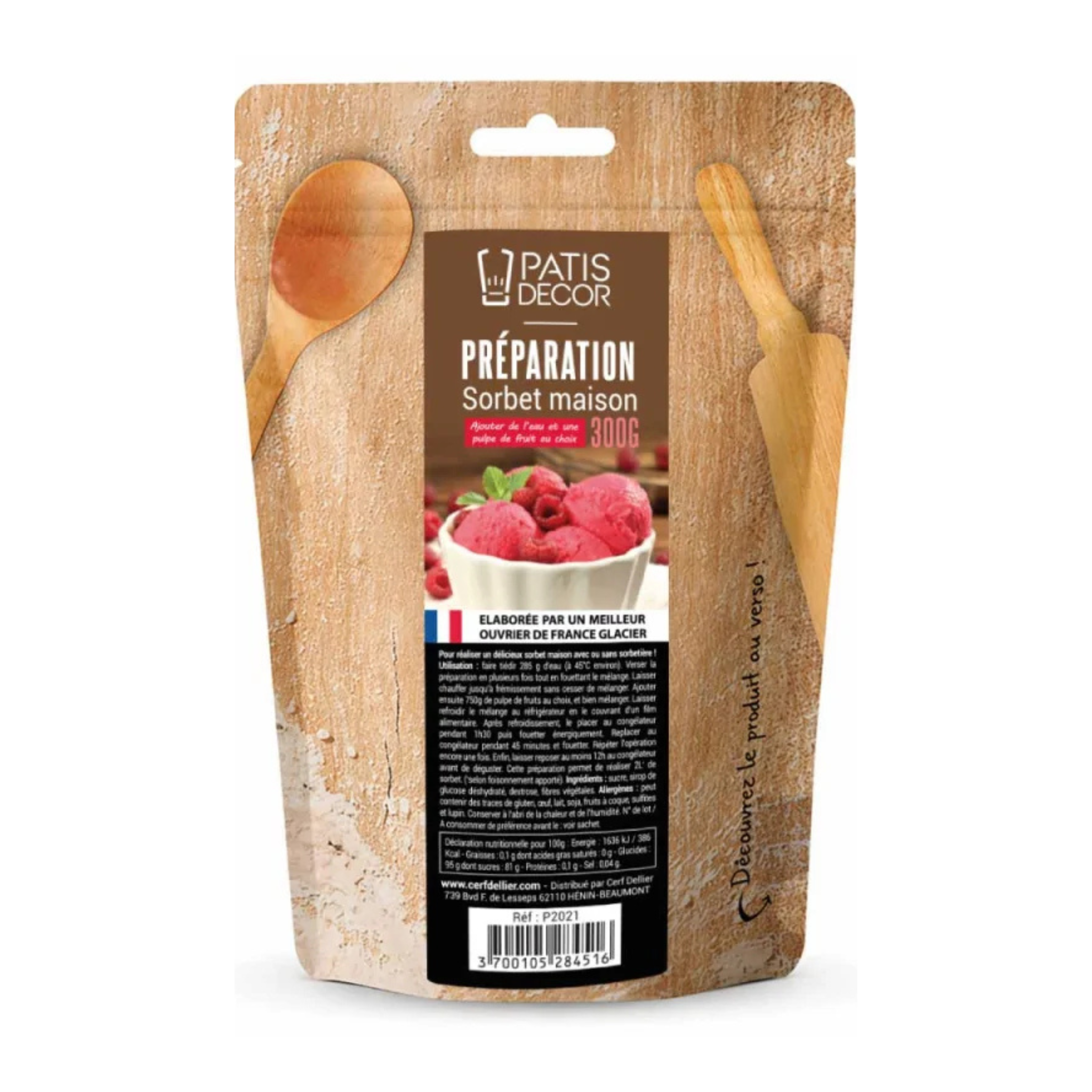 PatisDécor - Mix Sorbet Maison 300 g