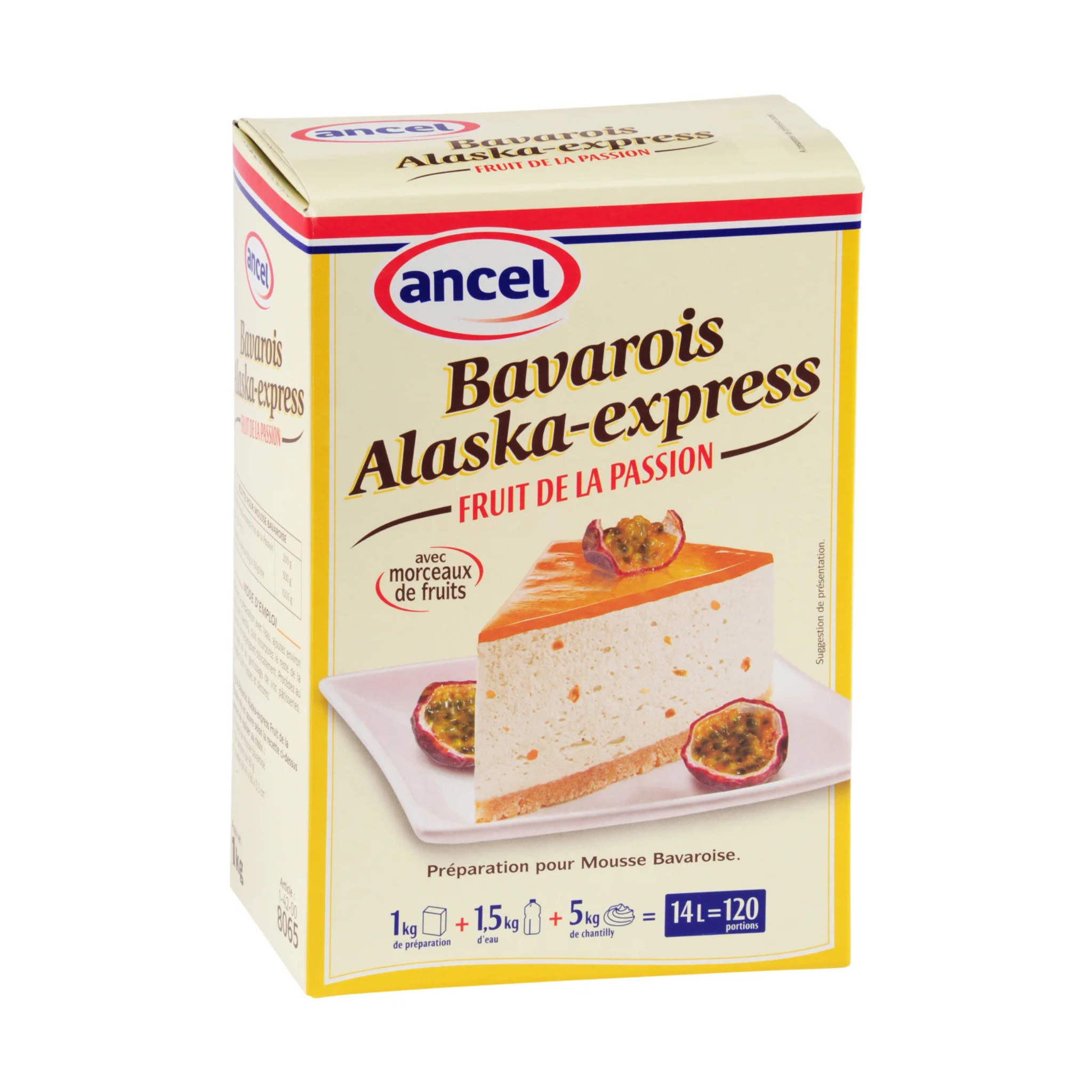 Ancel - Préparation Bavarois Alaska Express Fruit de la Passion 1 kg