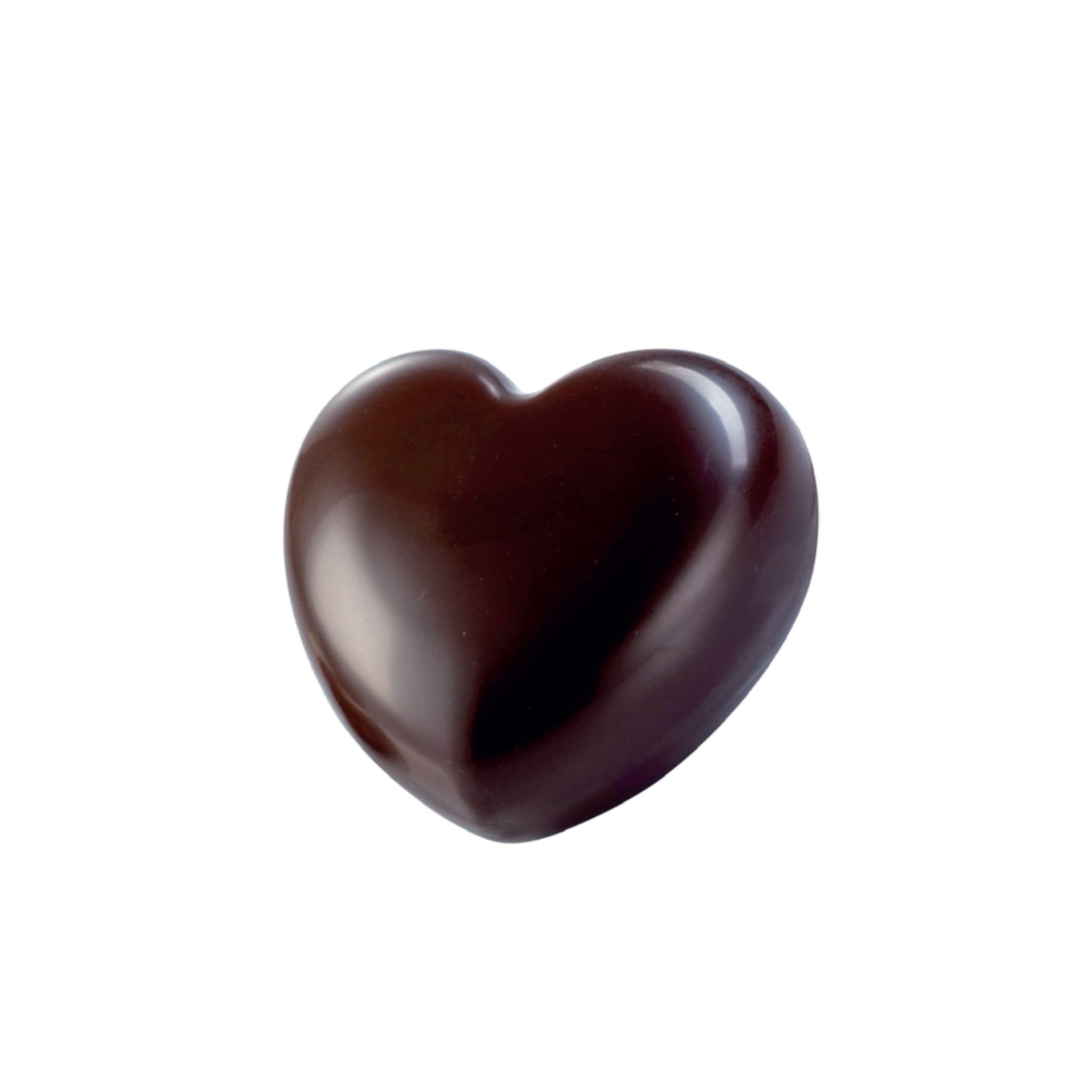 Mallard Ferrière - Plaque moule à chocolat  Coeurs Lisses - h 16 mm