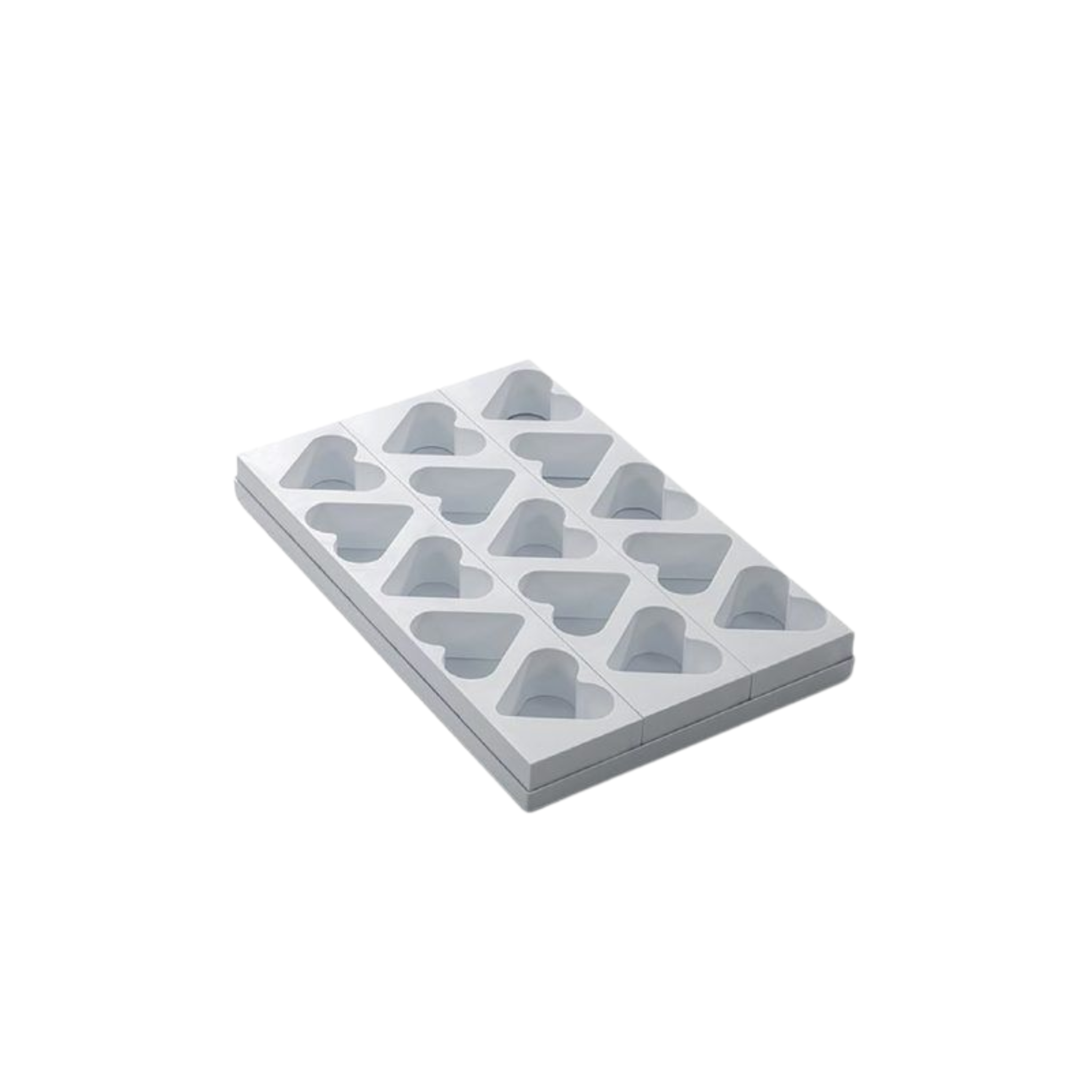 Mallard Ferrière - Plaque en plastique  coeurs h 40mm - Plaque 400x260 mm