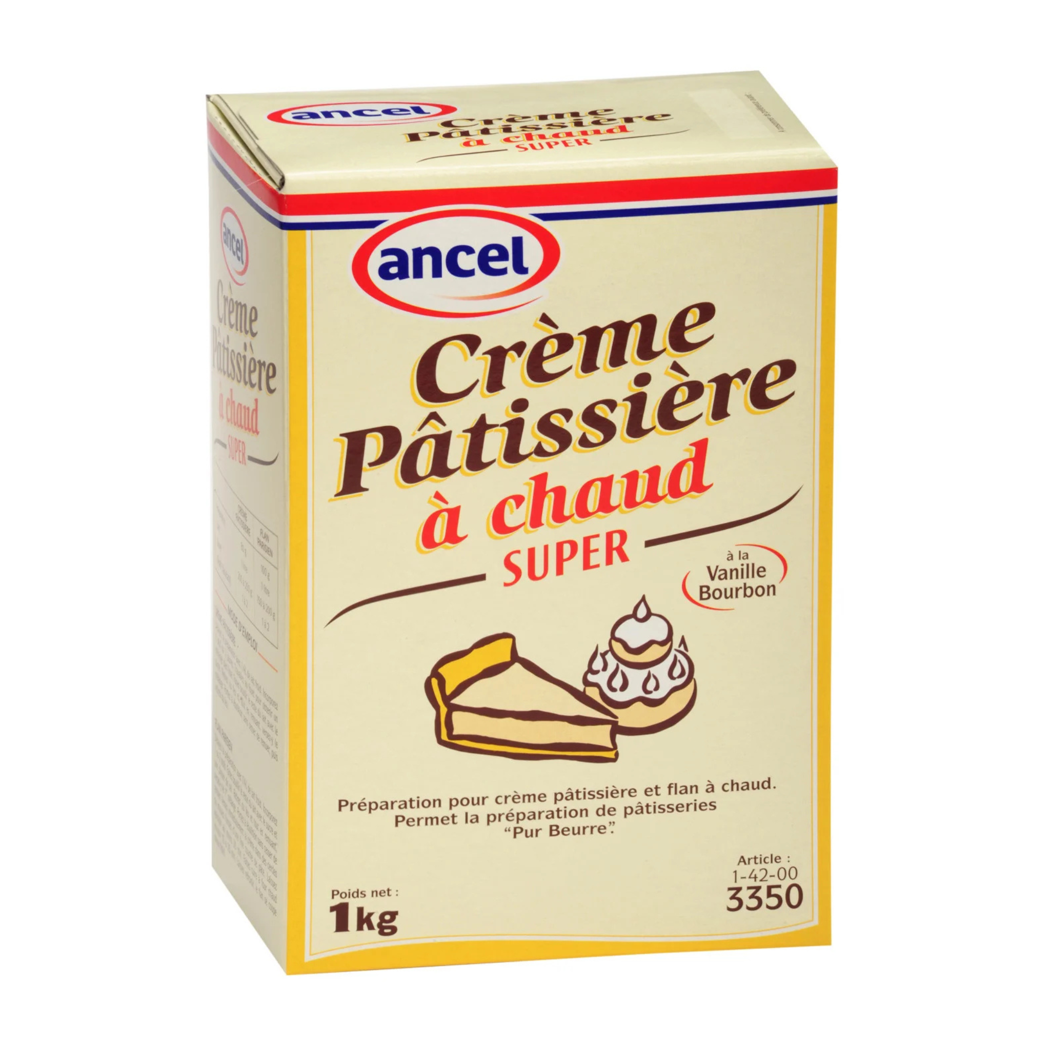Ancel - Crème Pâtissière à Chaud Super 1 kg