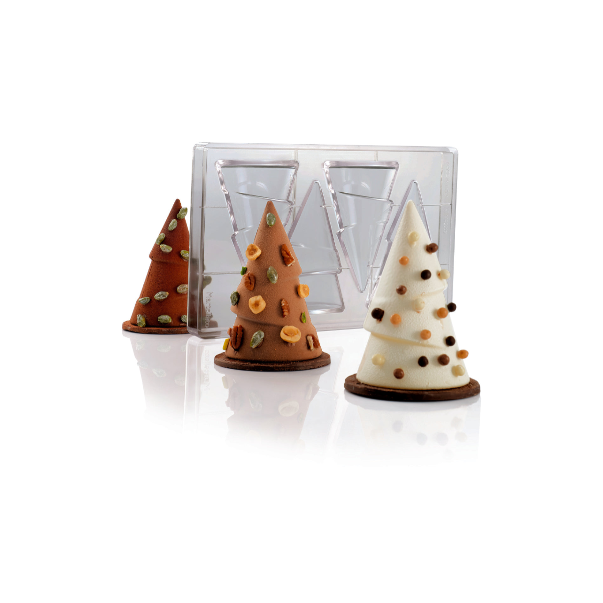 Mallard Ferrière - Moules pour chocolat Plaque 2 Sapins