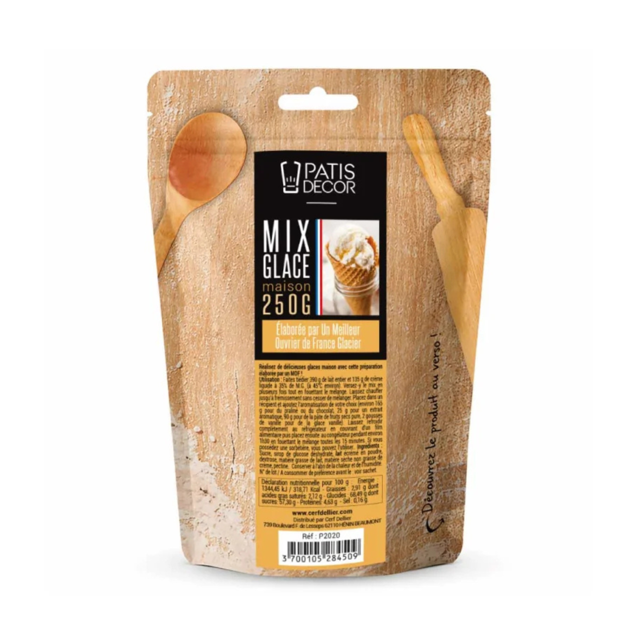 PatisDecor - Mix glace maison 250g