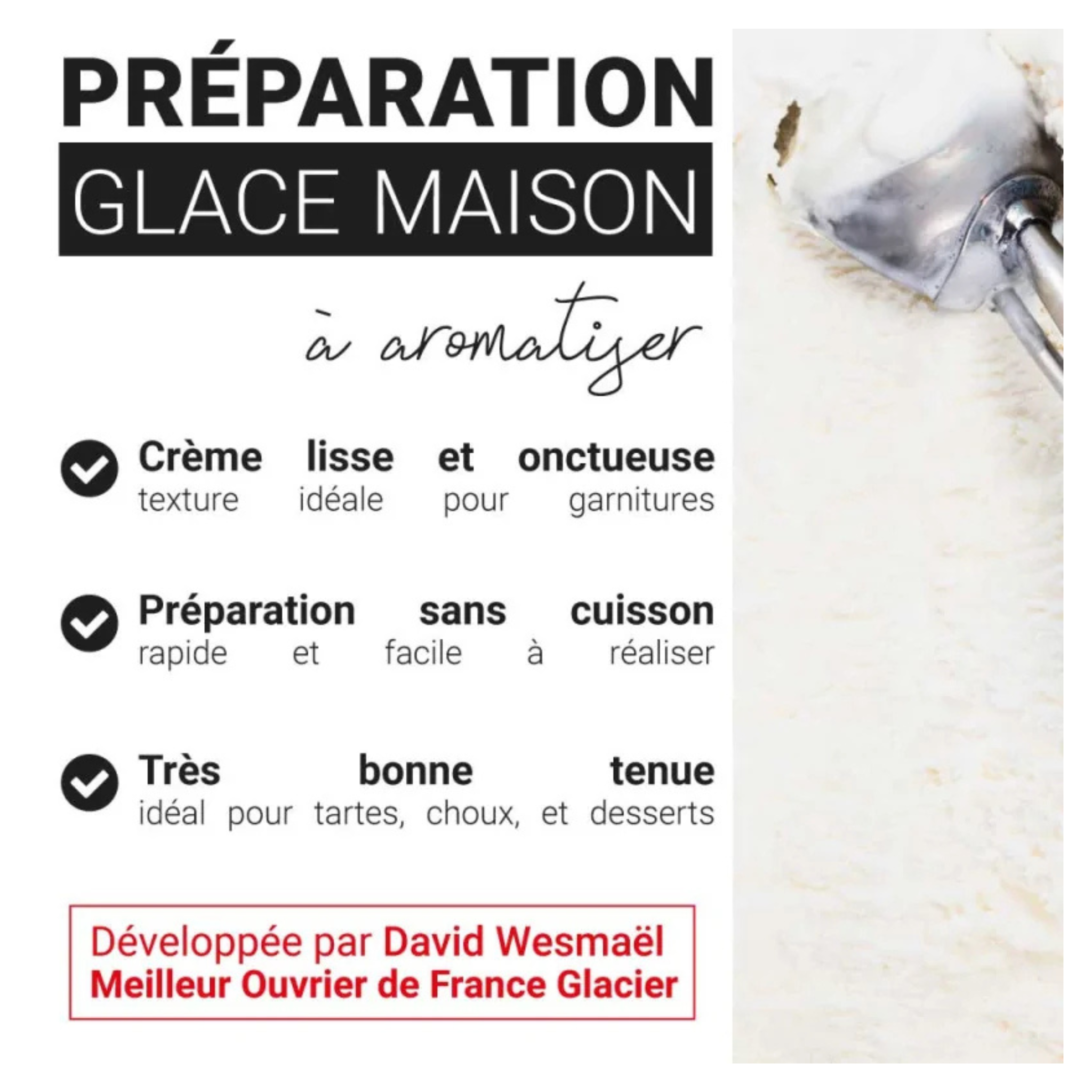 PatisDecor - Mix glace maison 250g