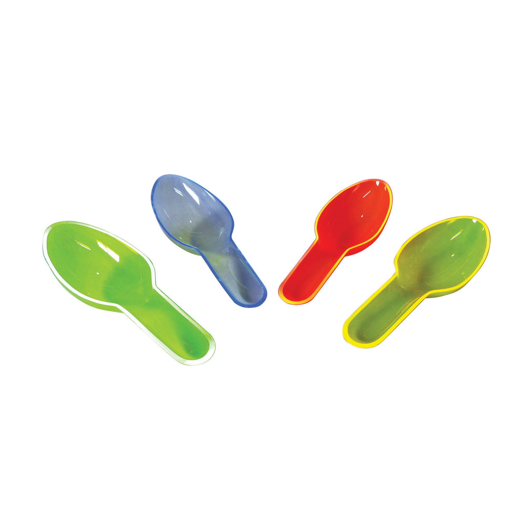 Mallard Ferrière - Lot de 4 Pelles doseuses Plexiglass Multicolores