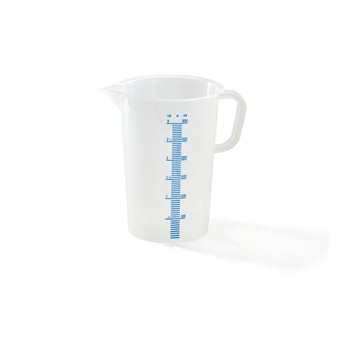 verre doseur transparent
