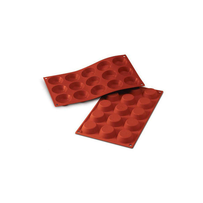 Silikomart - Moule silicone - 15 Tartelettes - Ø 5 cm