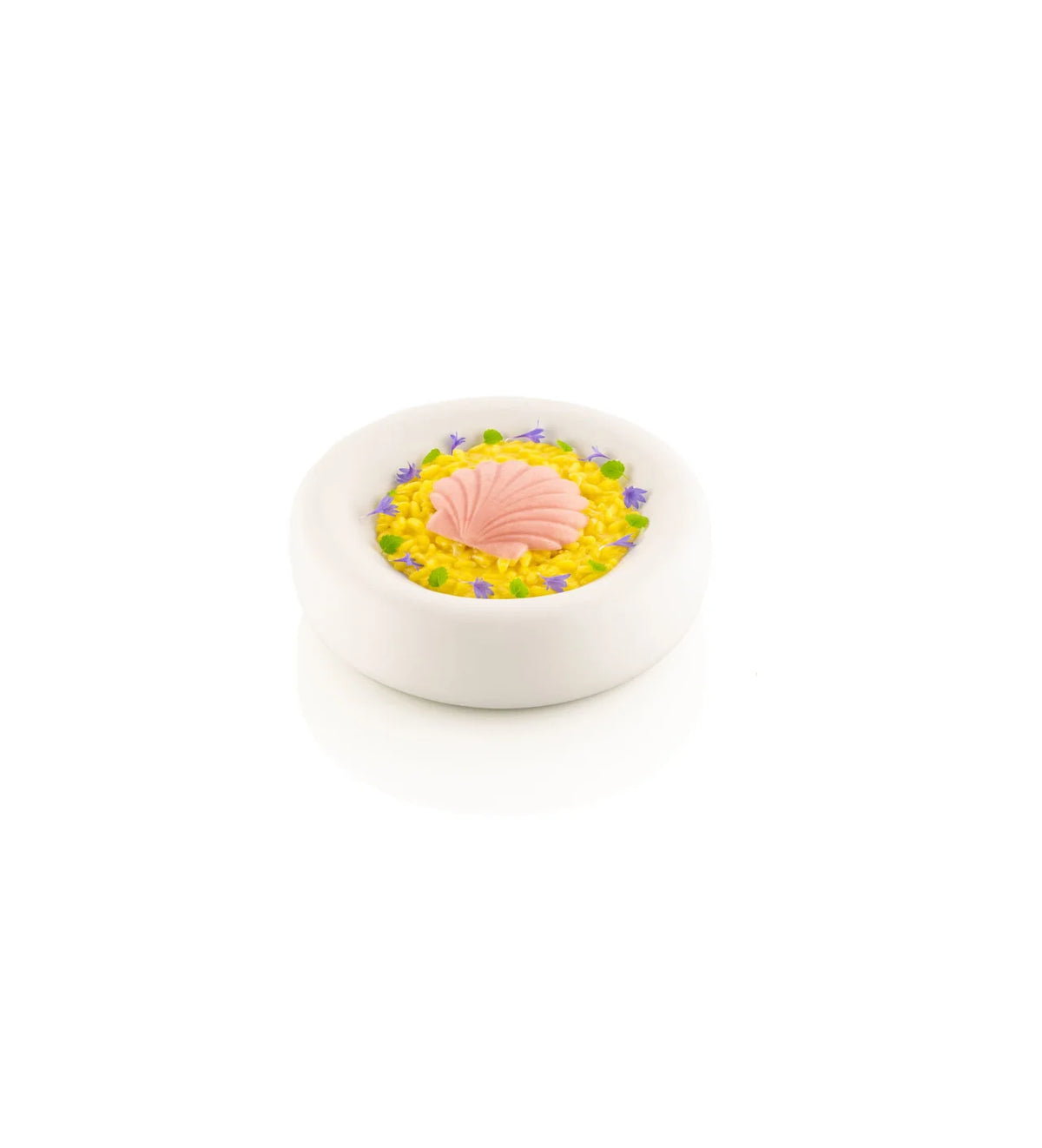 entremet en forme de coquillage
