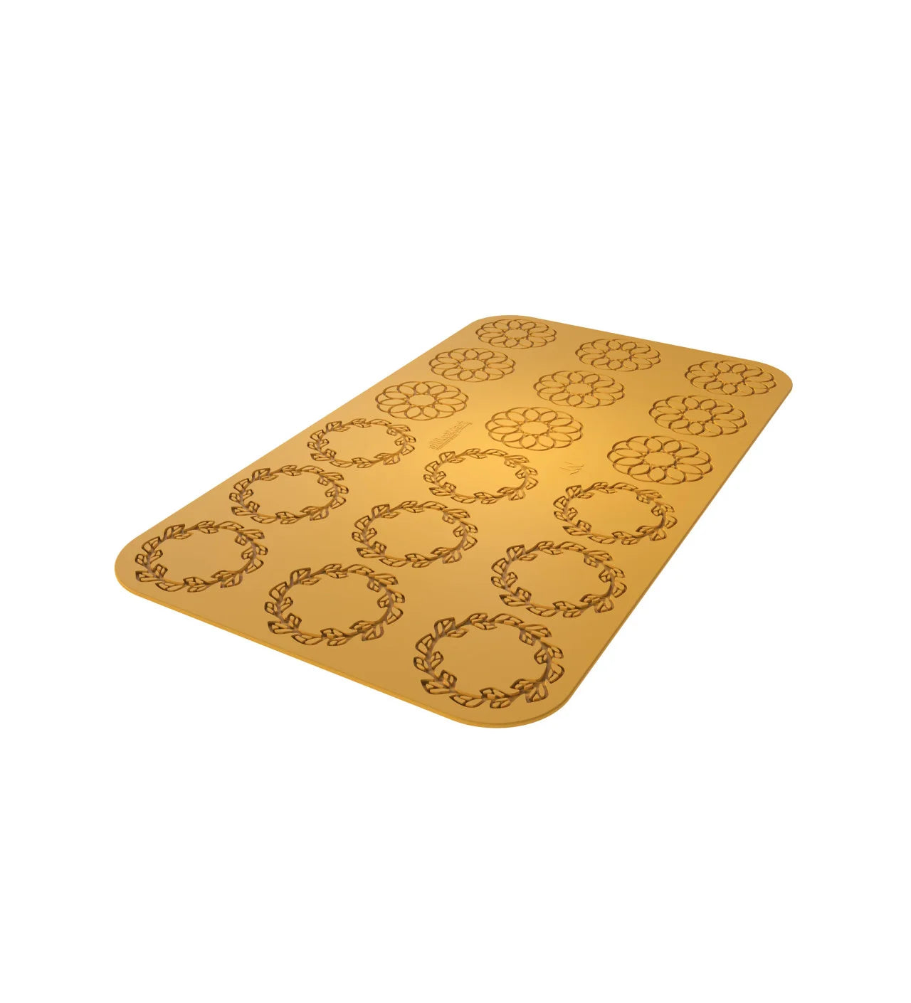 Silikomart - Moule Silicone Décor Couronne de Feuilles (x18) Naturae