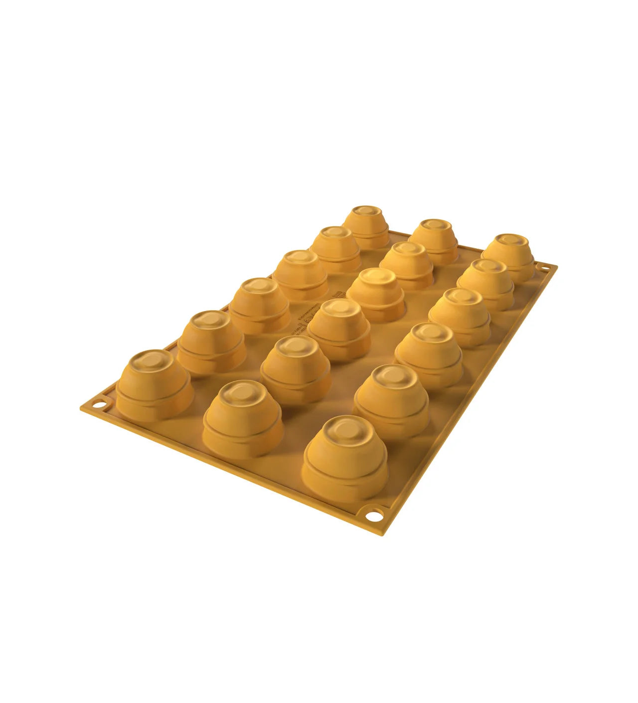Silikomart - Moule Silicone Décor Tomate Ø 3,1 x H 2,5 cm (x18) Naturae