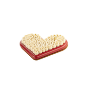Silikomart - Moule Silicone Coeur Level Heart 580 ml