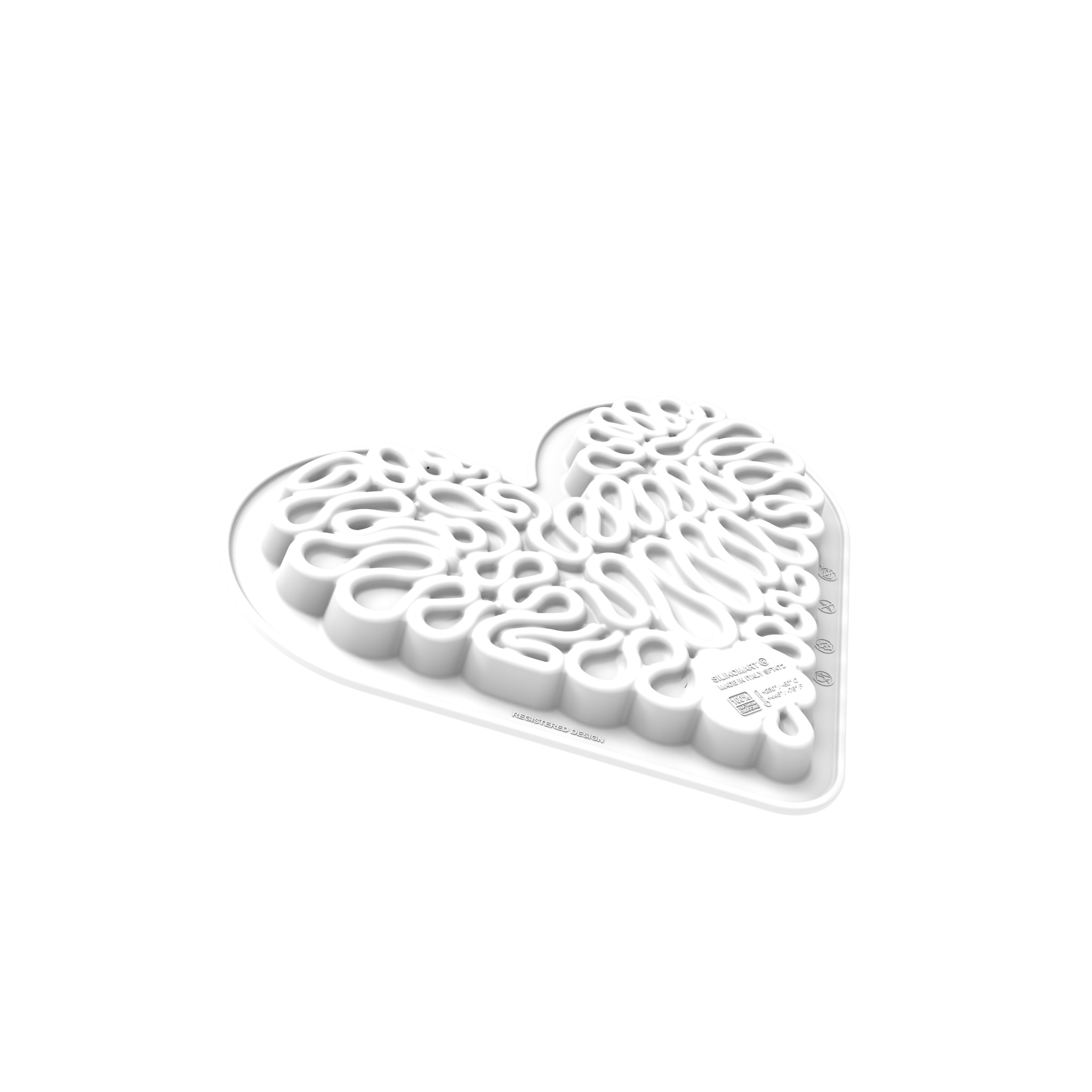 Silikomart - Moule Silicone Coeur Level Heart 580 ml