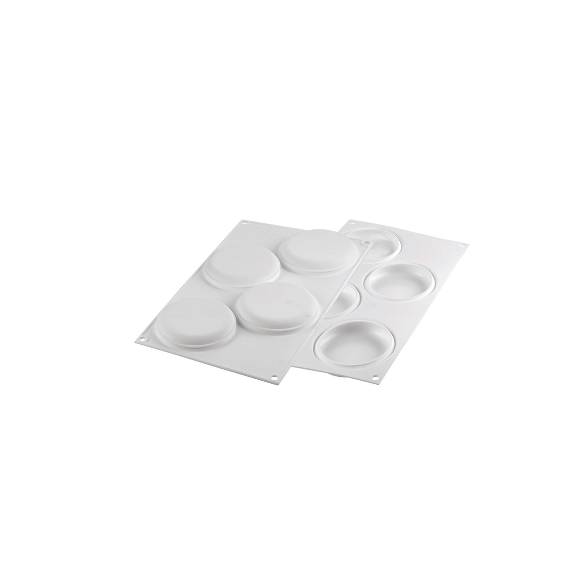 Moule en silicone 4 empreintes rondes