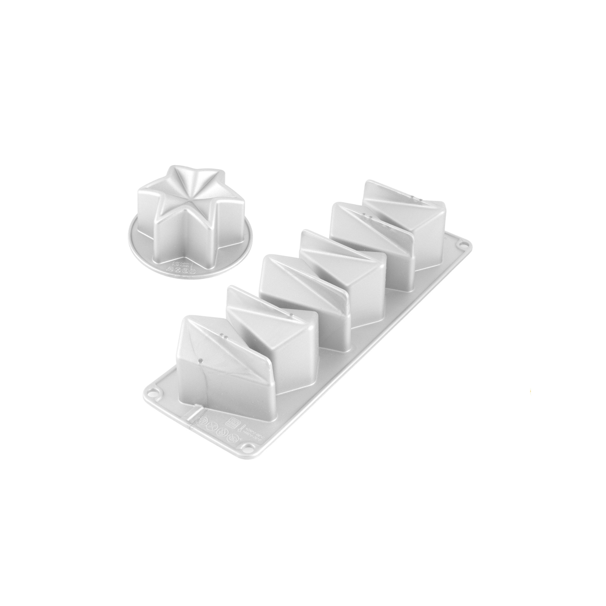 Silikomart - Moule silicone Étoile Ø96mm 720ml
