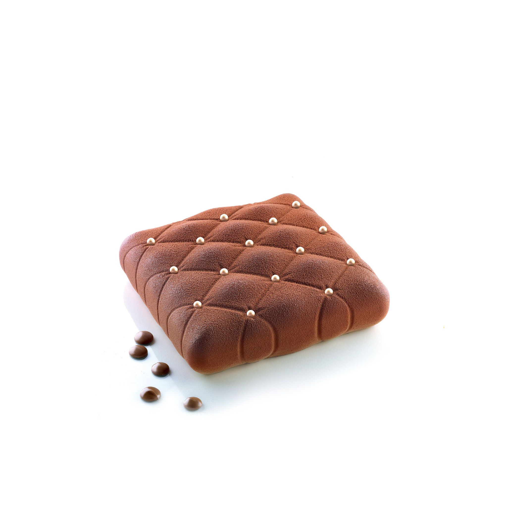 Silikomart - Moule silicone Carré Matelassé Bombé 1000ml