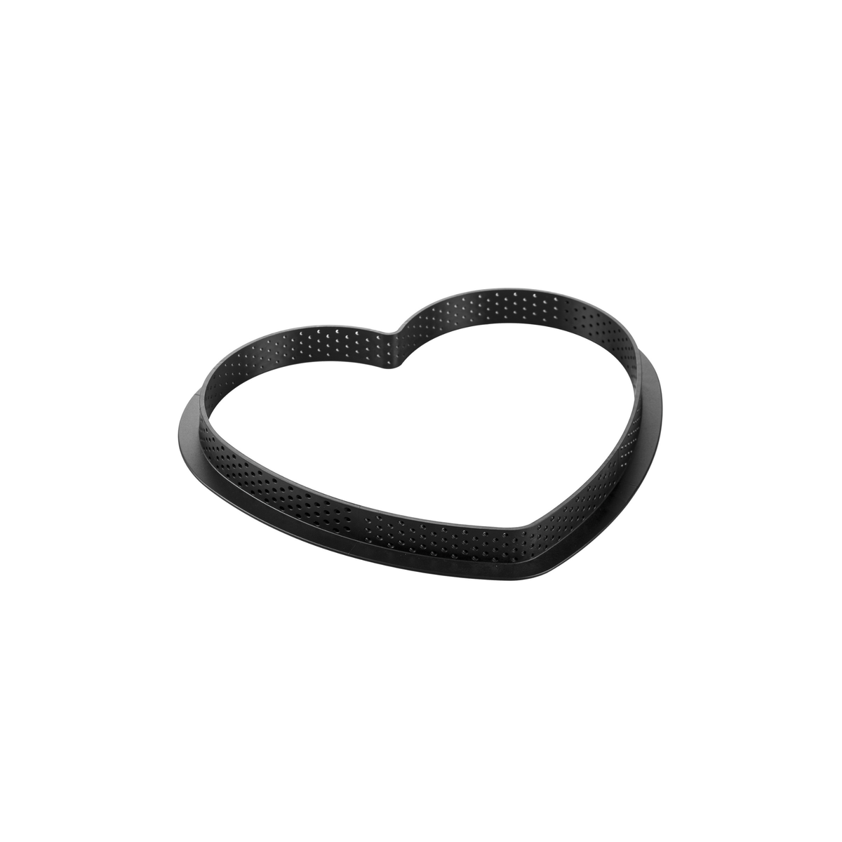 Moule en silicone blanc en forme de cœur