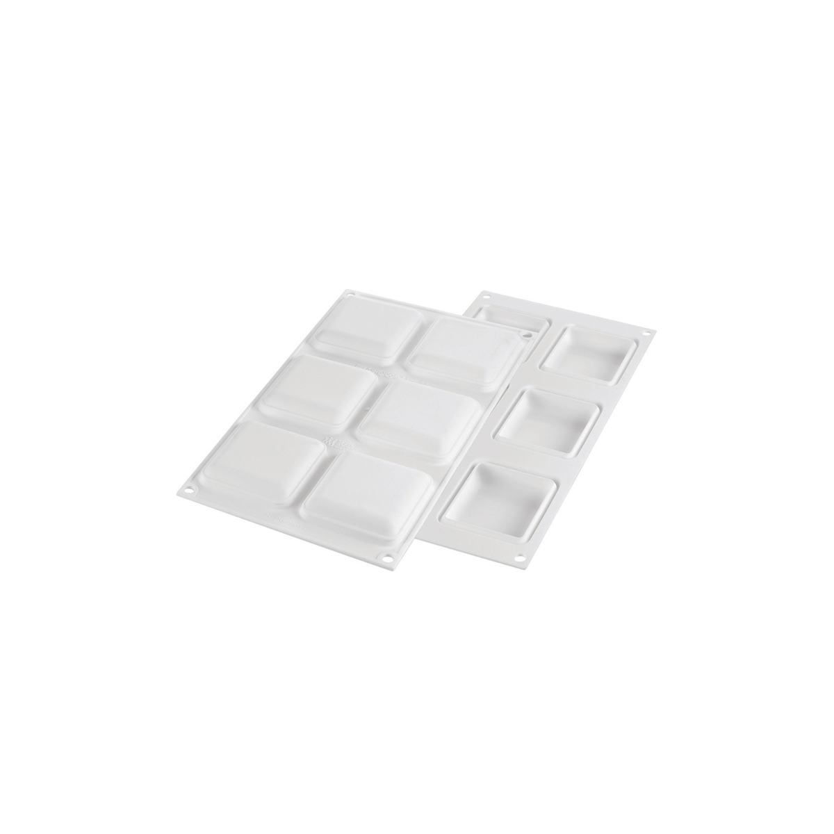 Moule silicone Silikomart 6 empreintes carrées