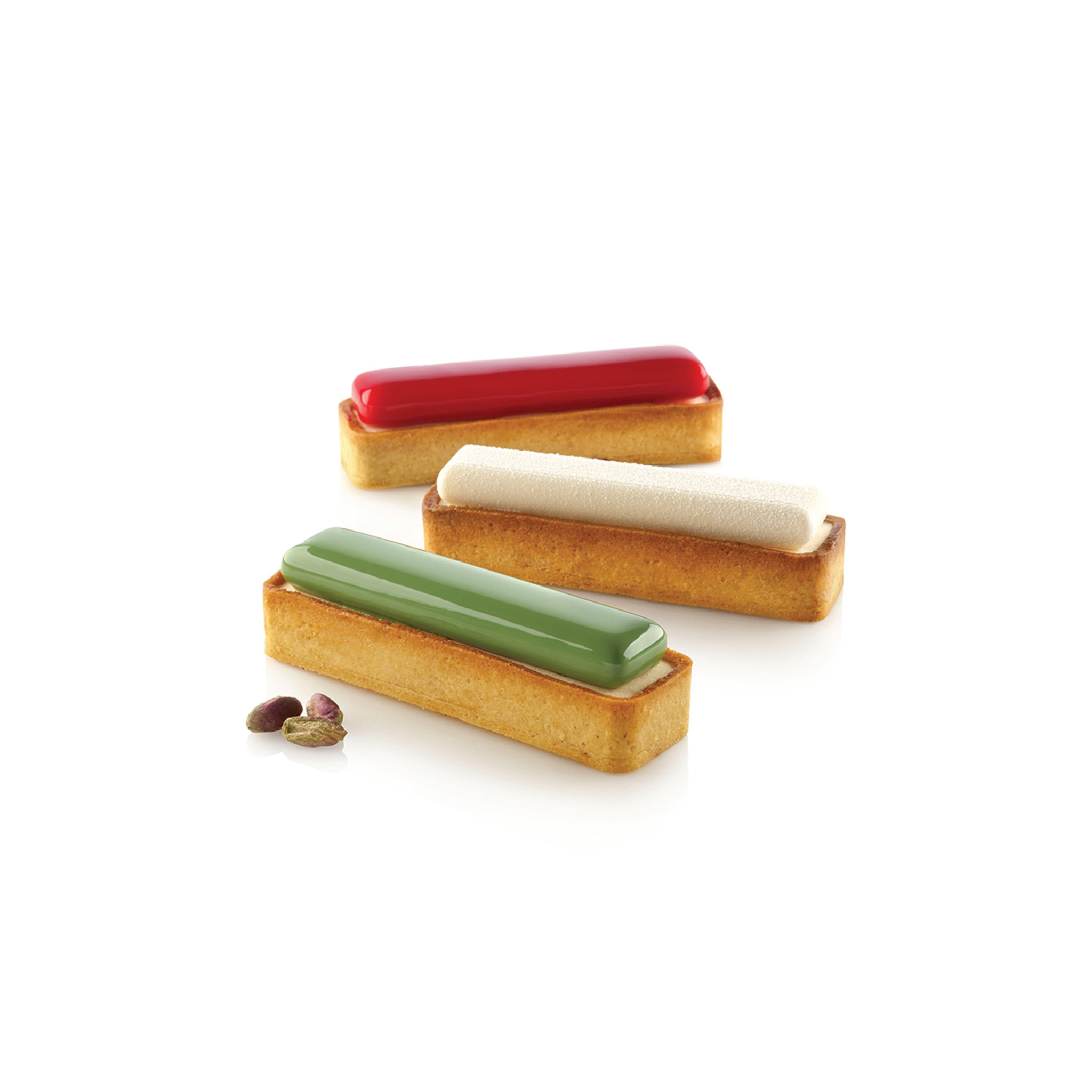 Silikomart - Kit Moule Silicone tarte rectangulaire
