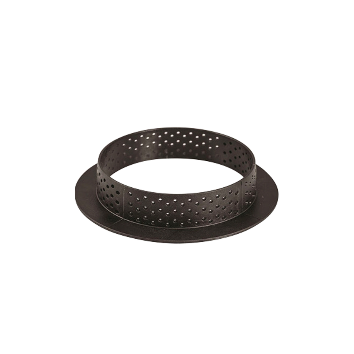 Cercle à tarte perforé rond pour tartelettes individuelles