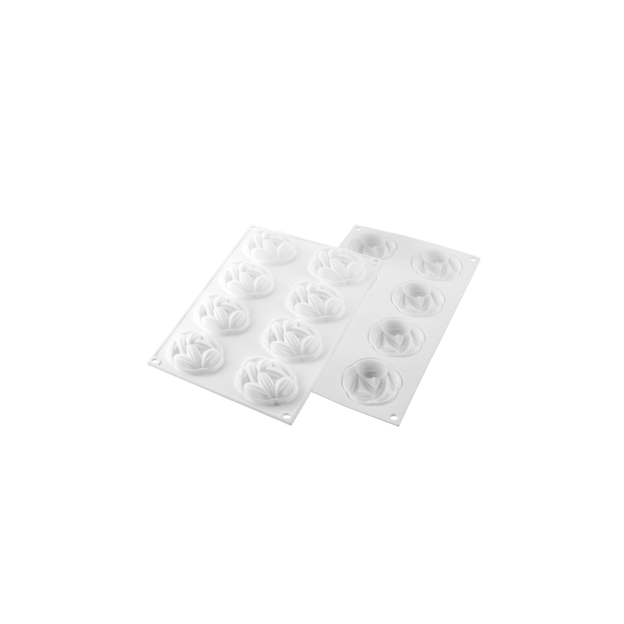 Silikomart - Kit Moule Silicone 8 Tartelettes Cacao