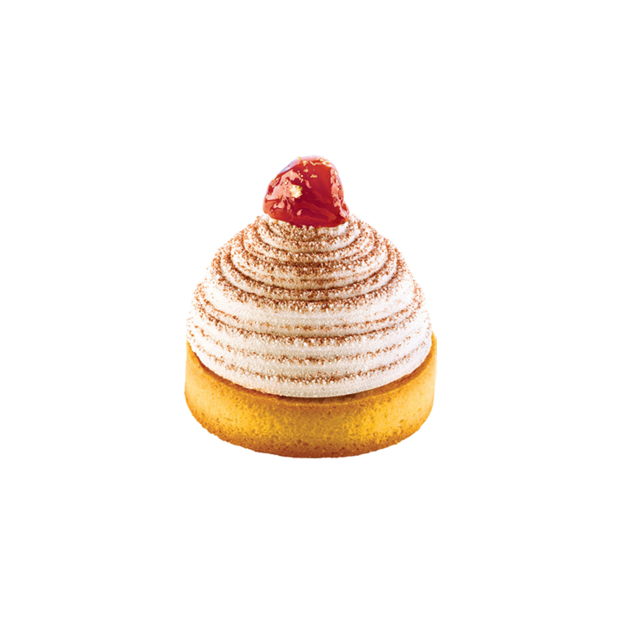Silikomart - Kit Moule Silicone 6 Tartelettes Mont Blanc Ø80mm 106ml