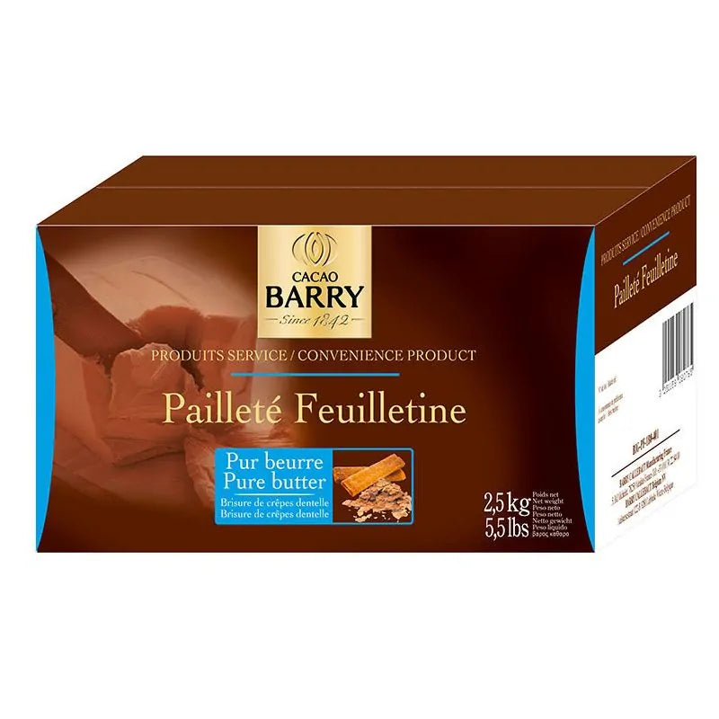Cacao Barry - Pailleté Feuilletine Pur Beurre 2,5 kg