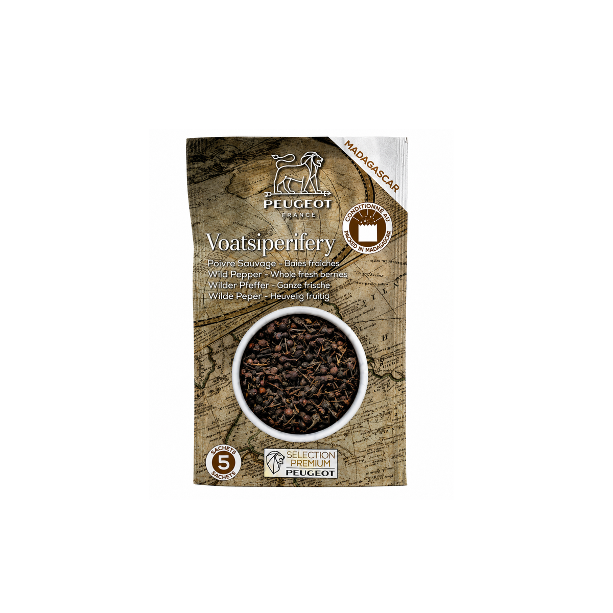 Poivre sauvage Voatsiperifery Peugeot – 5 sachets