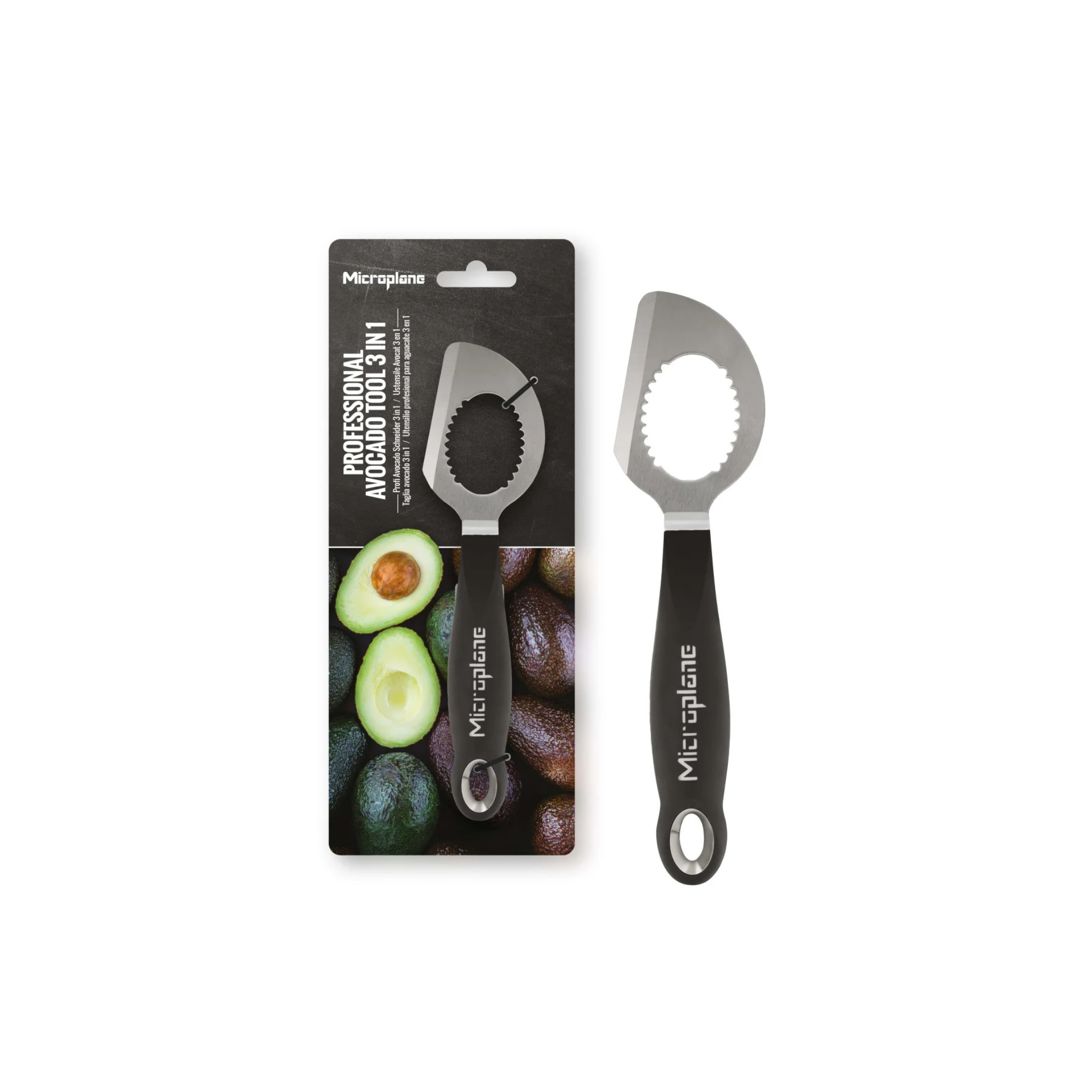 Microplane - Coupe Avocat 3 en 1 Specialty Noir