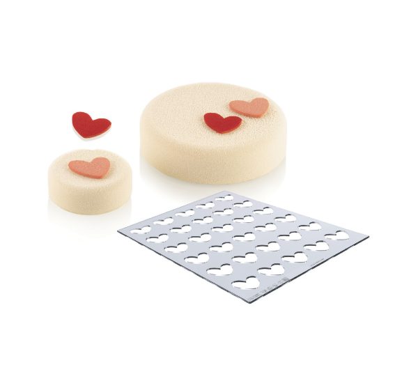 Silikomart - Chablon 30 Coeurs - (31 x 31 x 2mm)