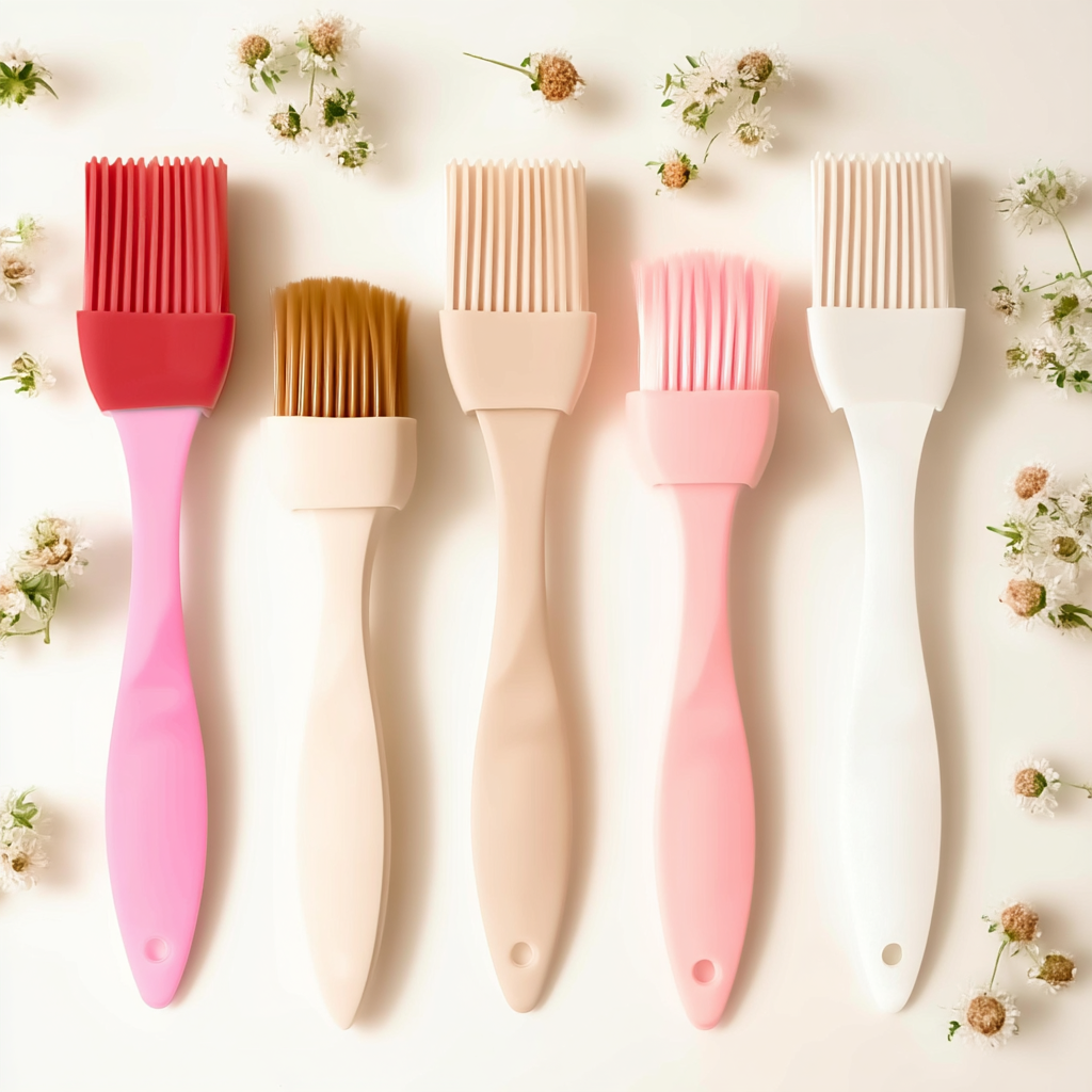 Pinceaux de cuisine en silicone pour pâtisserie et cuisson