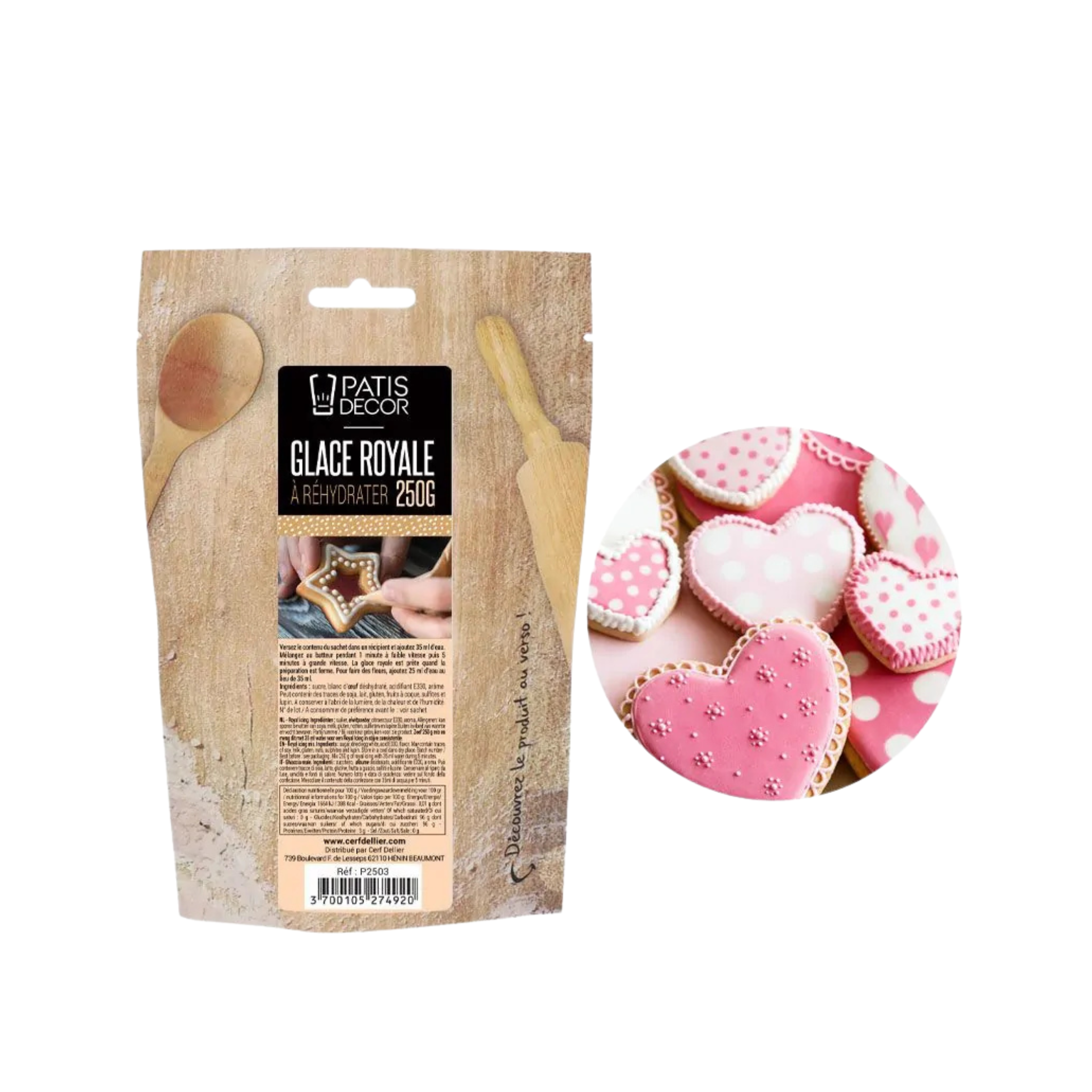 PatisDécor - Glace Royale à réhydrater - 250g