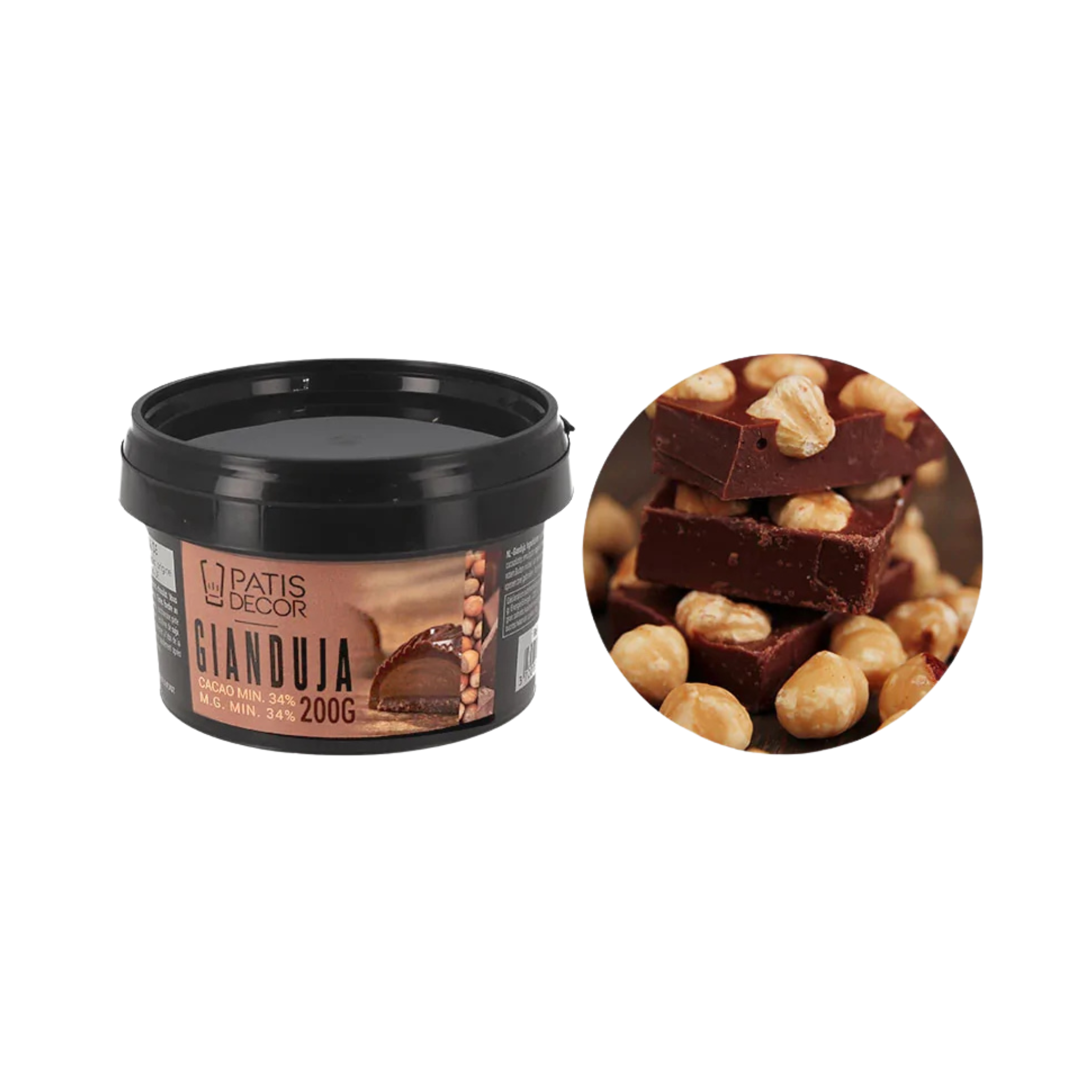 PatisDécor - Pâte de Gianduja - 200g