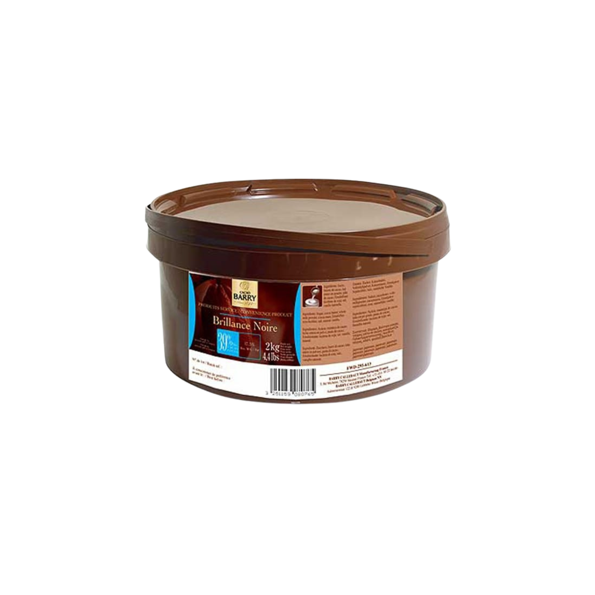 Cacao Barry - Glaçage Chocolat Brillance Noire - 2kg