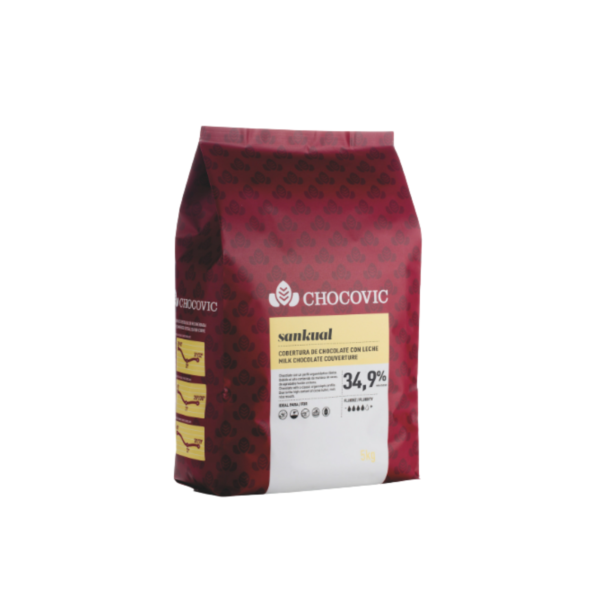 Cacao Barry - Chocolat Chocovic Lait Sankual 34.9% - 5kg