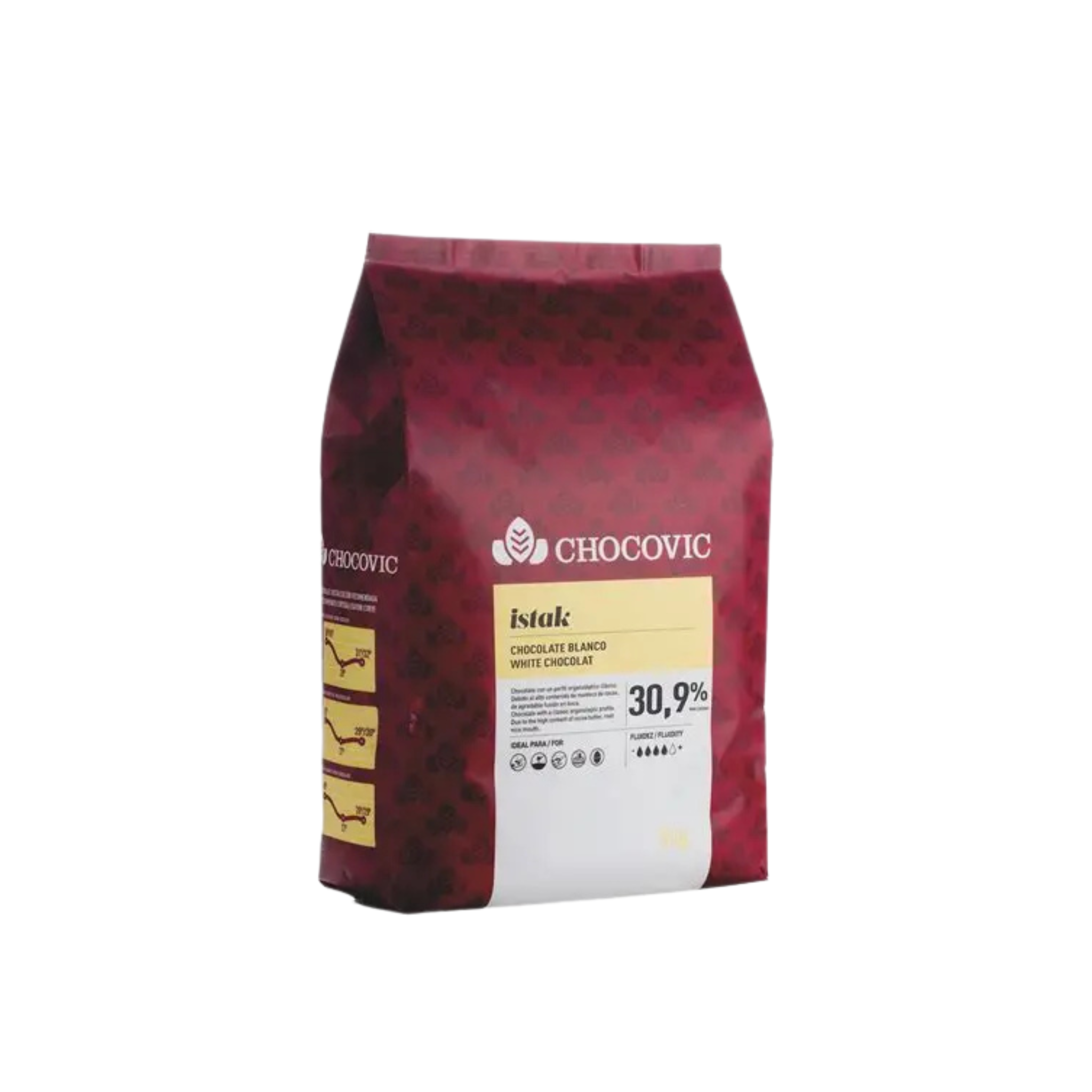 Cacao Barry - Chocolat Chocovic Blanc Istak 30.9% - 5kg