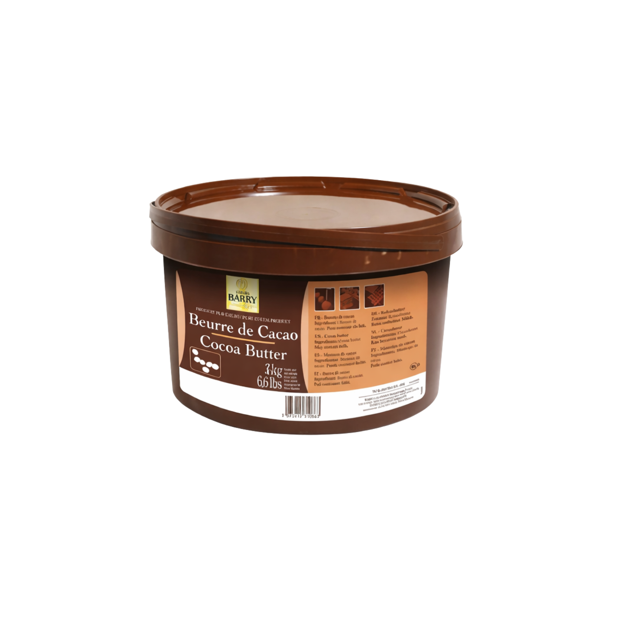 Cacao Barry - Beurre Cacao Mini Pistoles - 3kg
