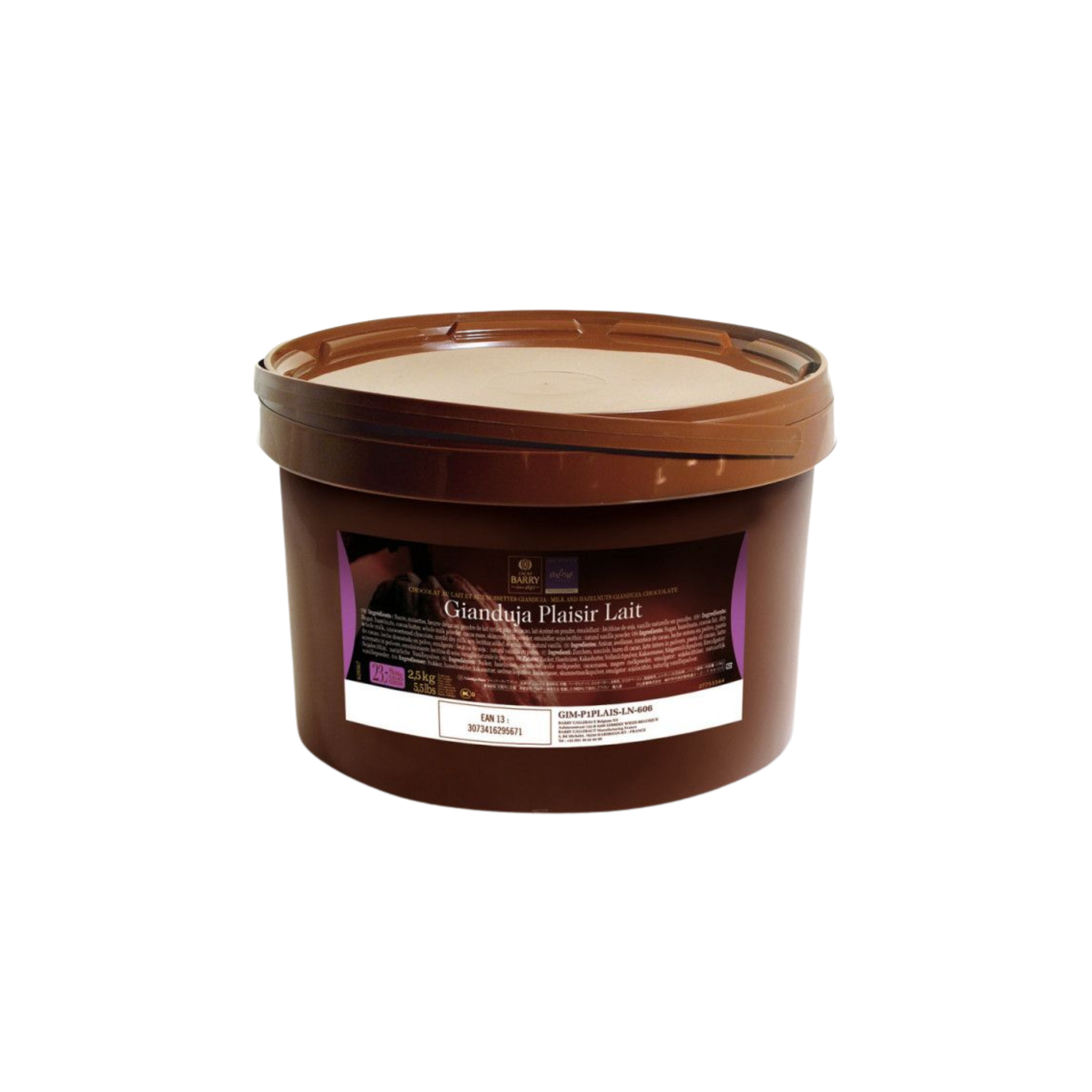 Cacao Barry - Gianduja Plaisir Lait - 2,5kg