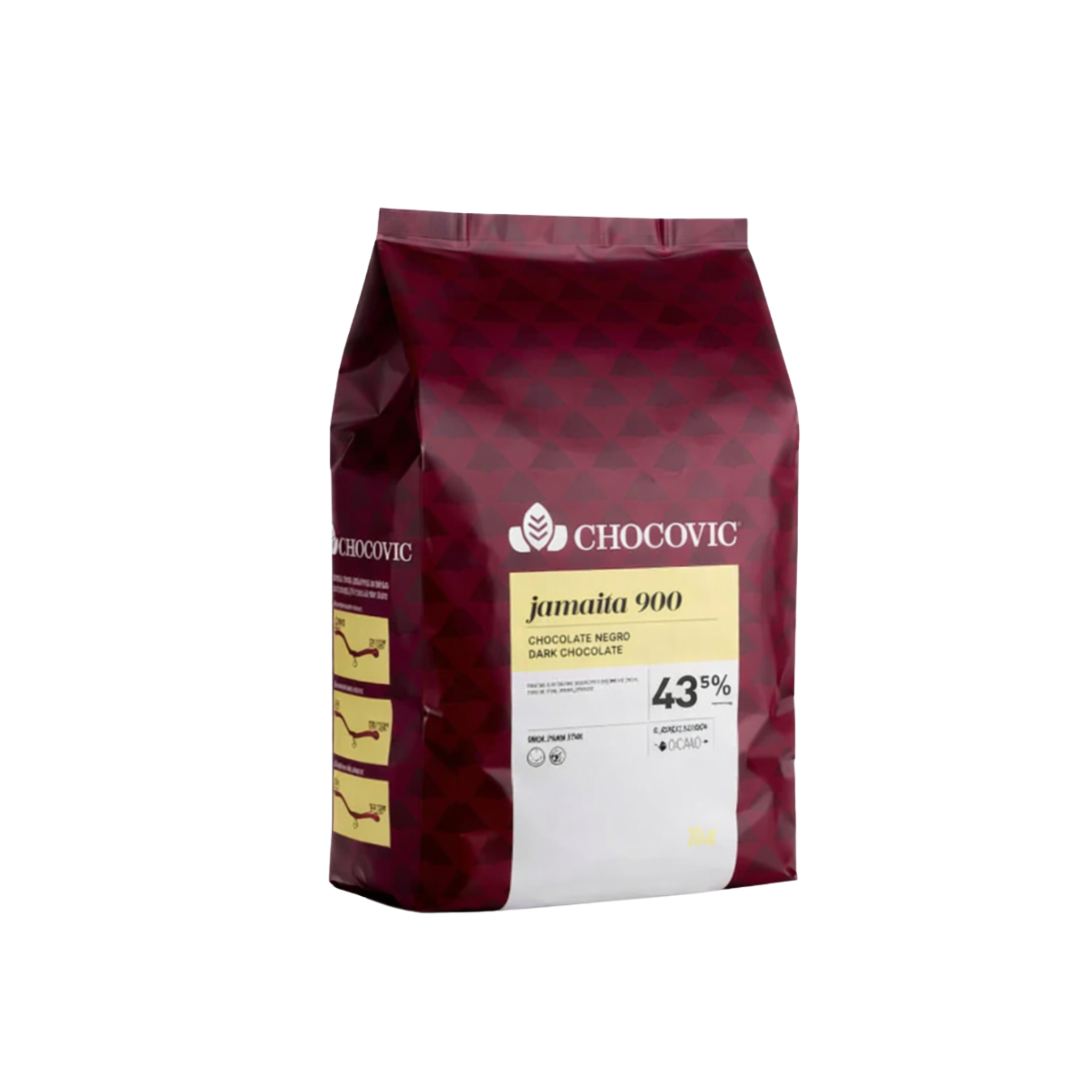 Cacao Barry - Chocolat noir Chocovic Jamaïta 900 43% - 5kg