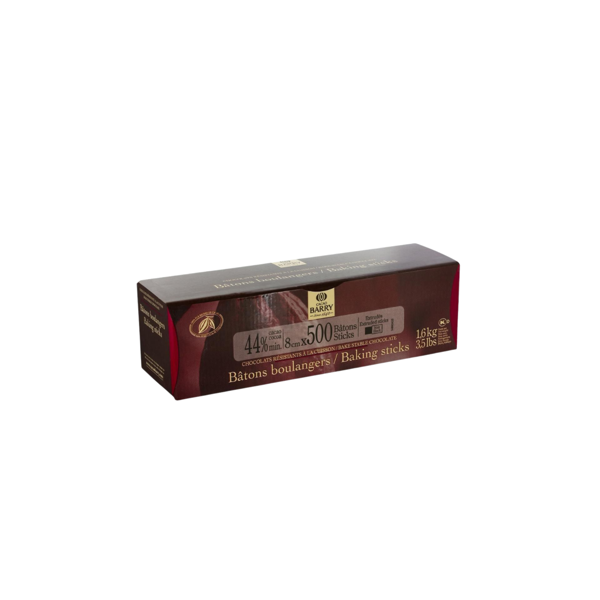 Cacao Barry - Bâtons boulangers au chocolat noir