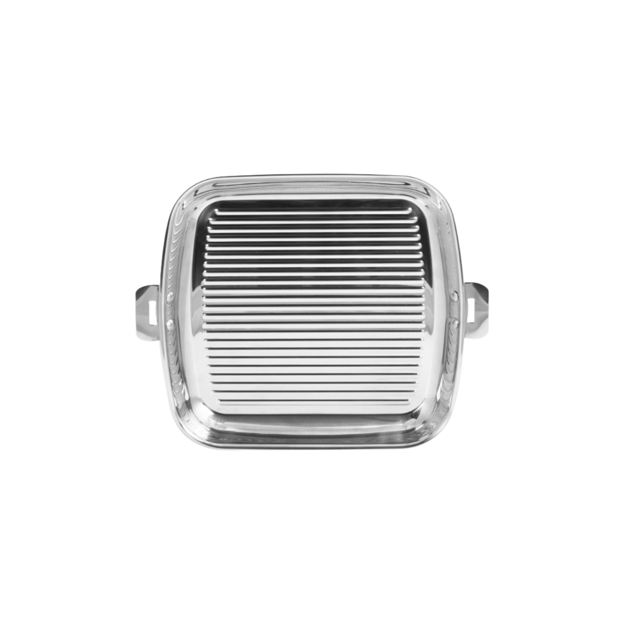 Cristel - Gril carré inox Casteline 30cm poignée amovible