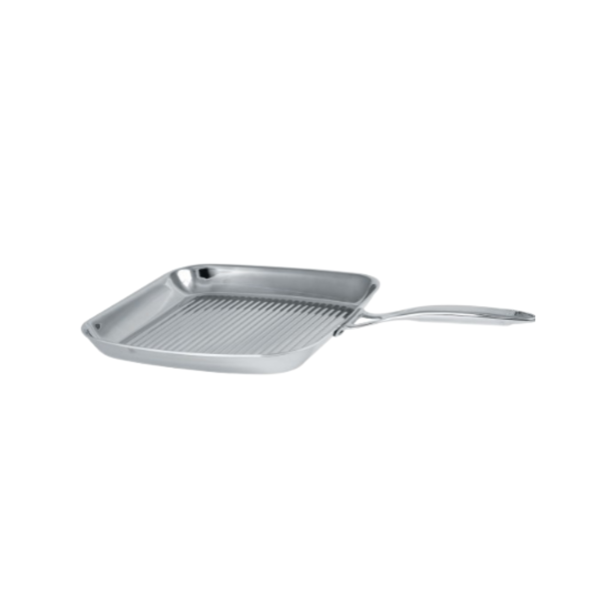 Cristel - Grill Carré inox Poignée Fixe Castel Pro 30 cm