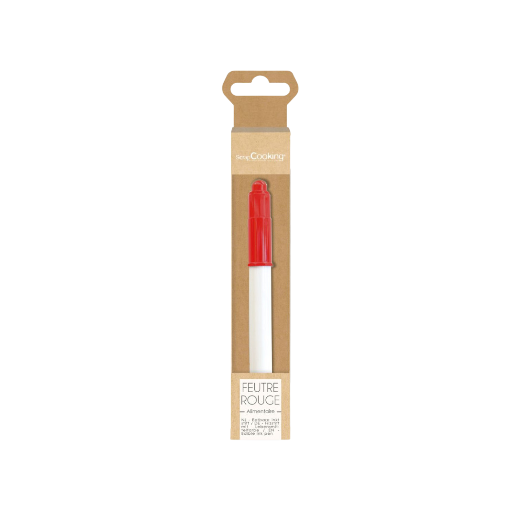 ScrapCooking - Feutre alimentaire rouge