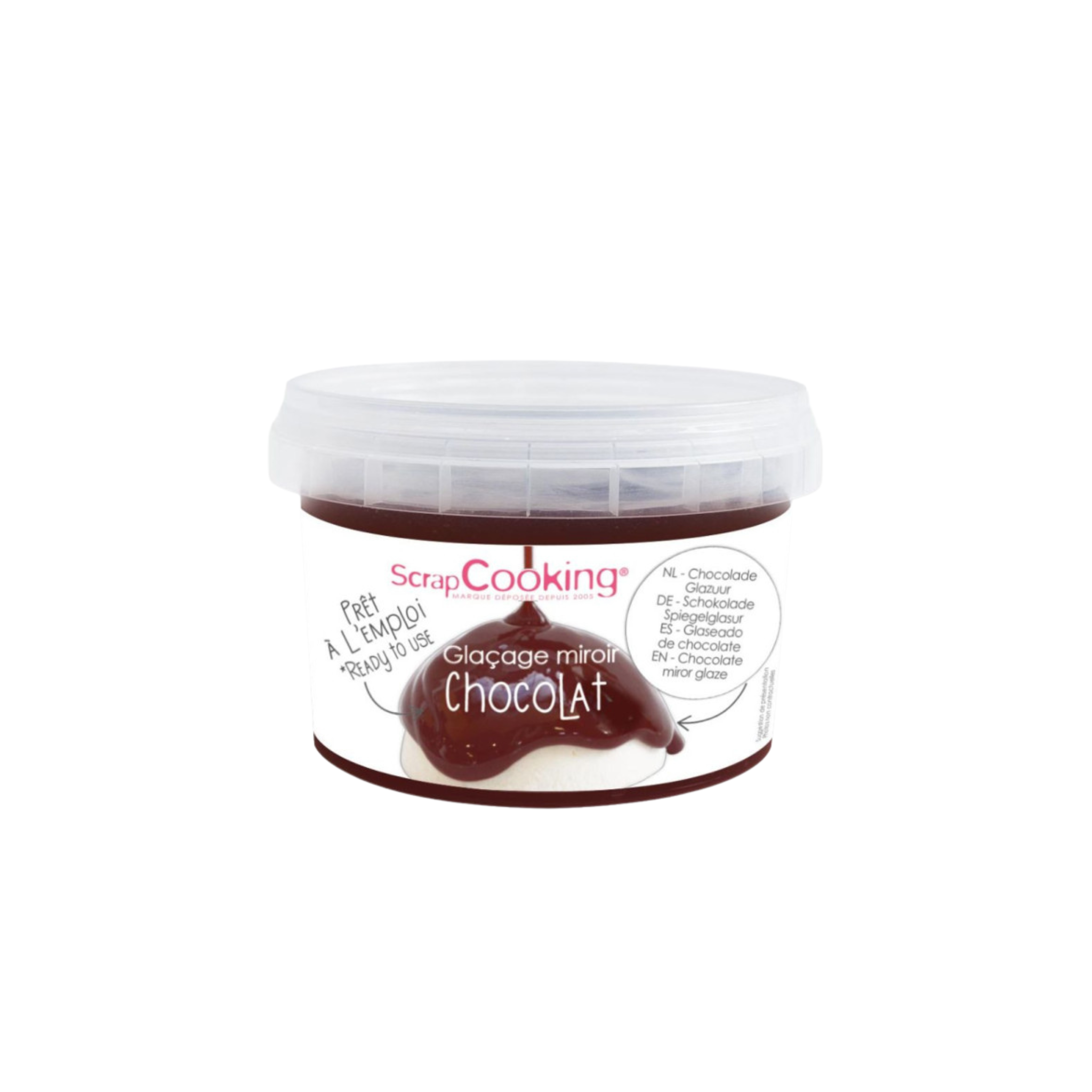 ScrapCooking - Glaçage miroir prêt à l'emploi chocolat - 300g