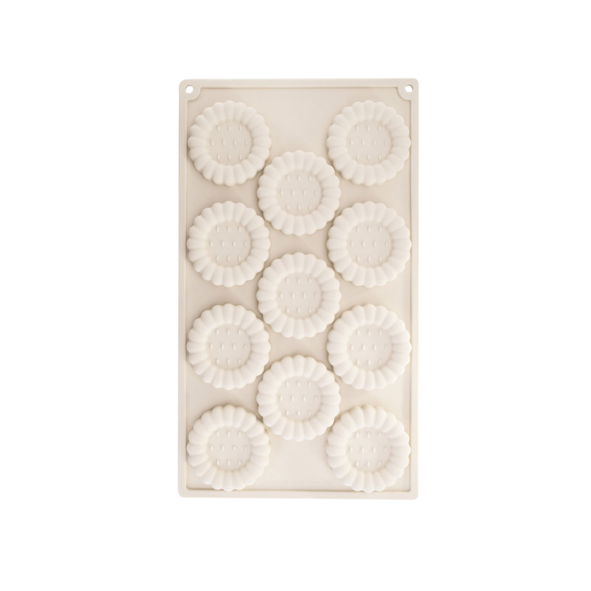 ScrapCooking - Moule silicone antiadhérent tartelettes et biscuits