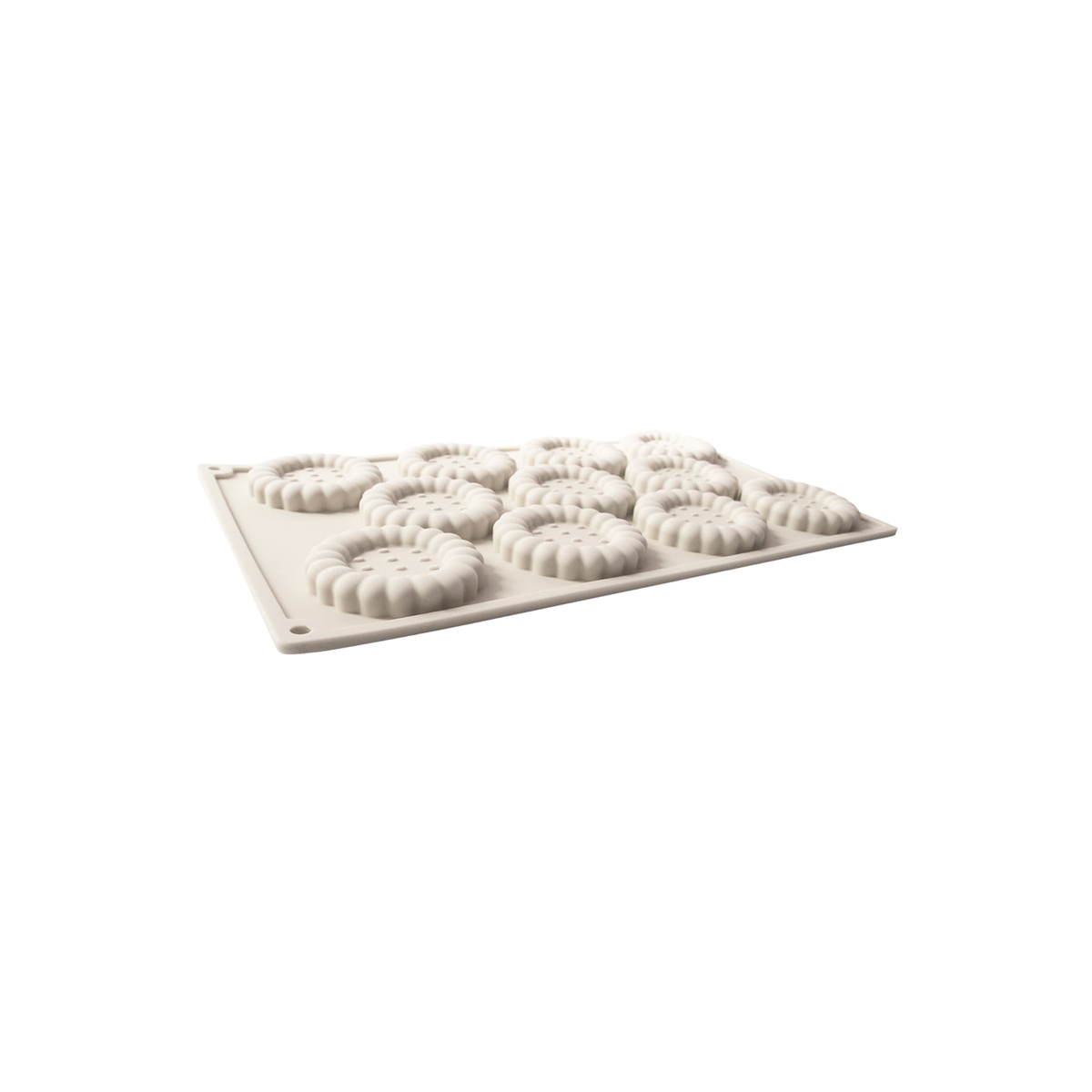 ScrapCooking - Moule silicone antiadhérent tartelettes et biscuits