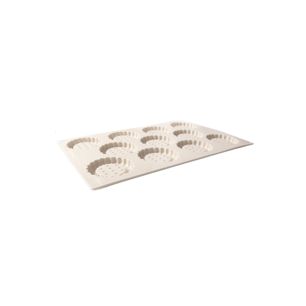 ScrapCooking - Moule silicone antiadhérent tartelettes et biscuits