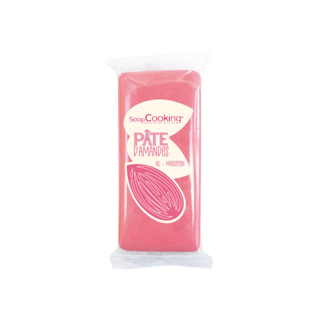 pâte d'amande rose