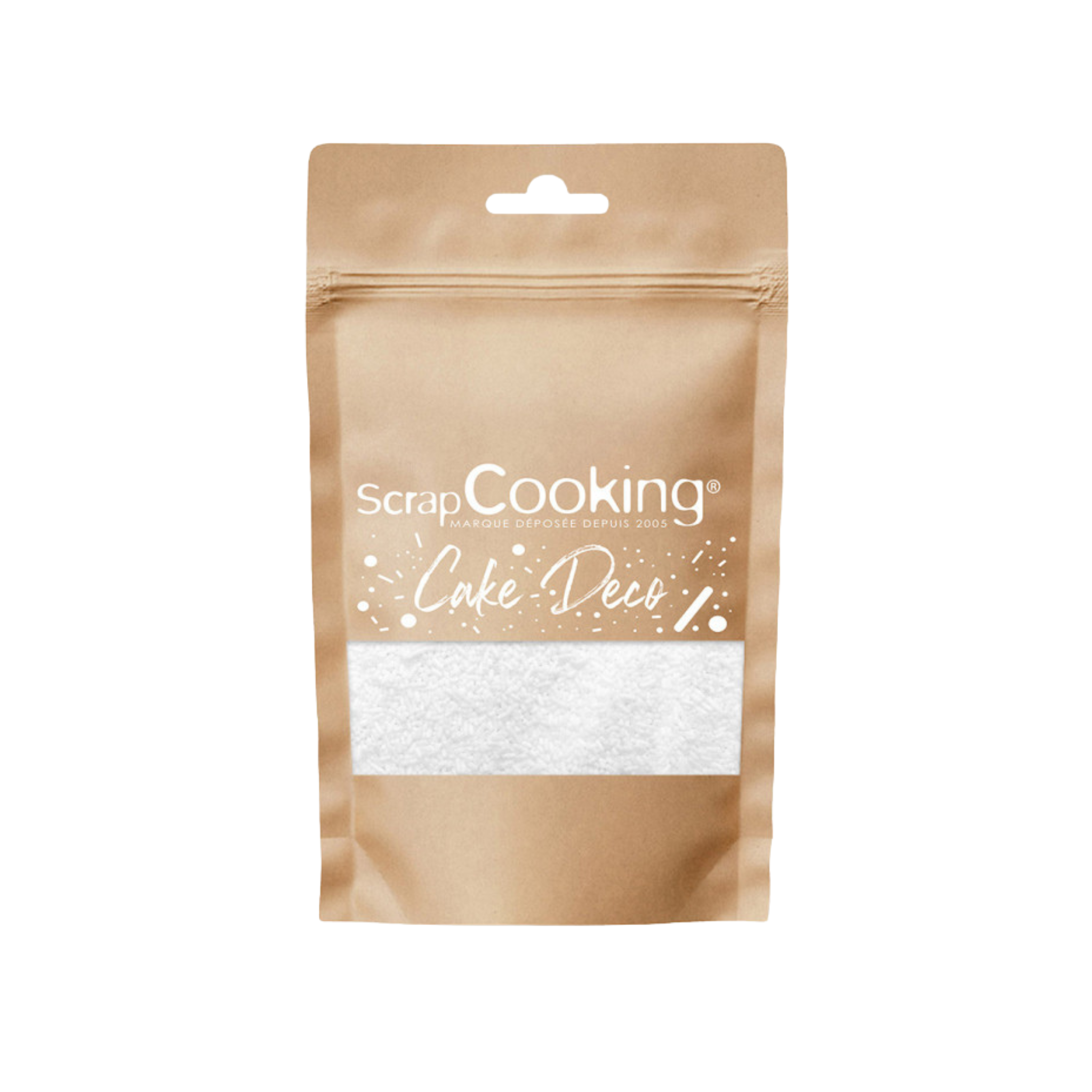 ScrapCooking - Décors Sucrés Vermicelles Blanc - 80g