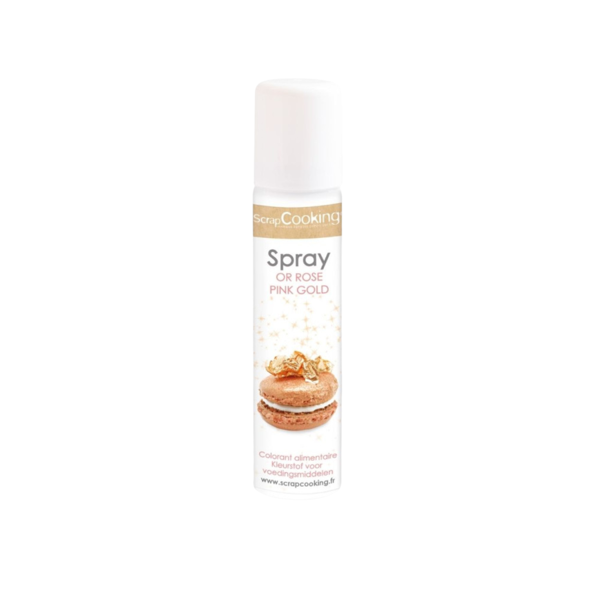 ScrapCooking - Spray colorant or rose - 75ml
